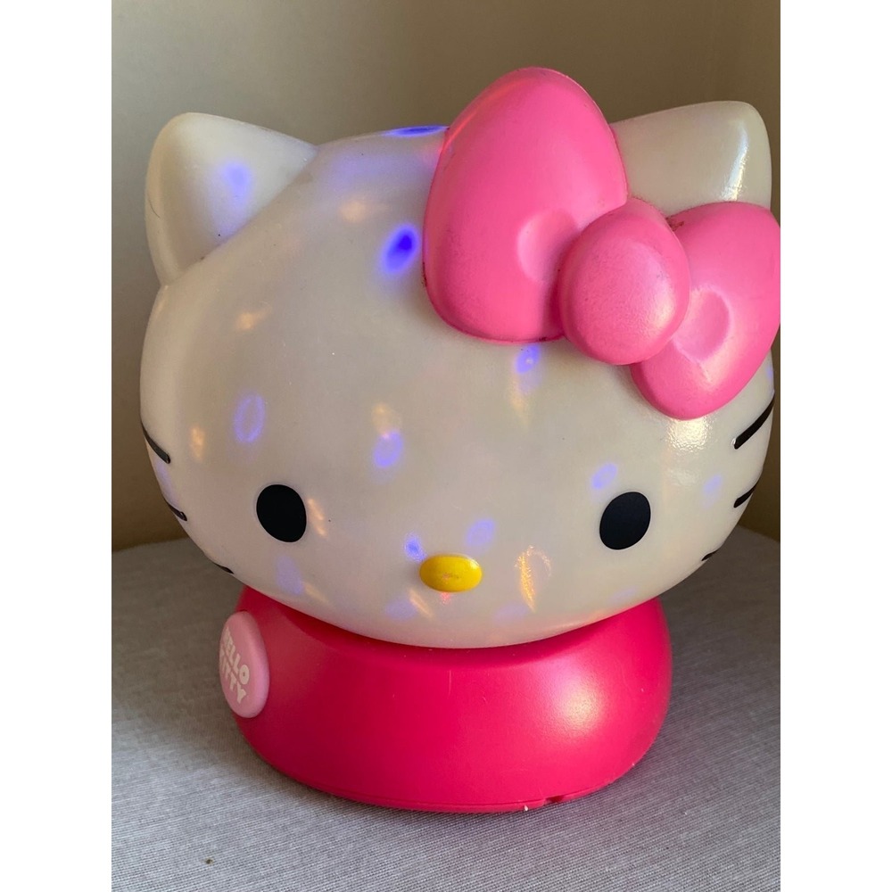 Hello Kitty Lantern Lite Lamp 6.5" x 5.5" Works Led Color Changing 2011 s24